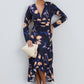 Navy long sleeve dress