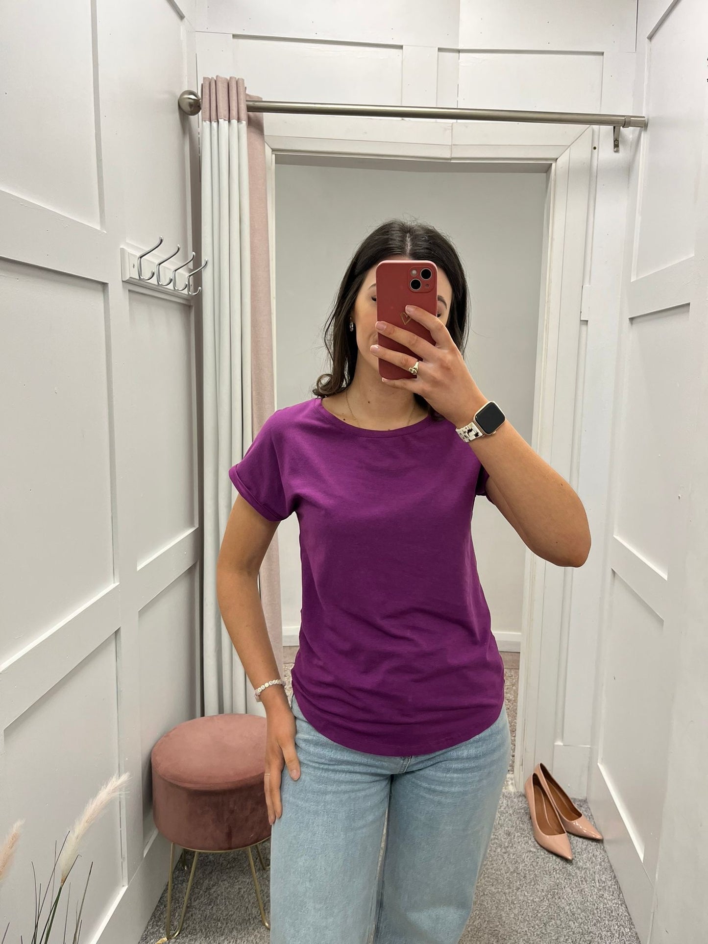 Phlox purple t shirt