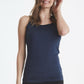 Navy iridescent vest top