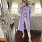 Lilac trench coat