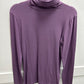 Purple roll neck top