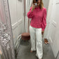 Toxik white wide leg jeans