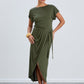 Khaki green dress