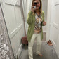 Sage green cardigan