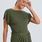 Khaki green dress