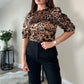 Leopard print top