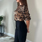 Leopard print top