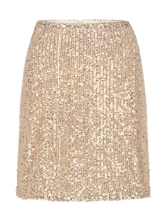 cece gold sequin skirt