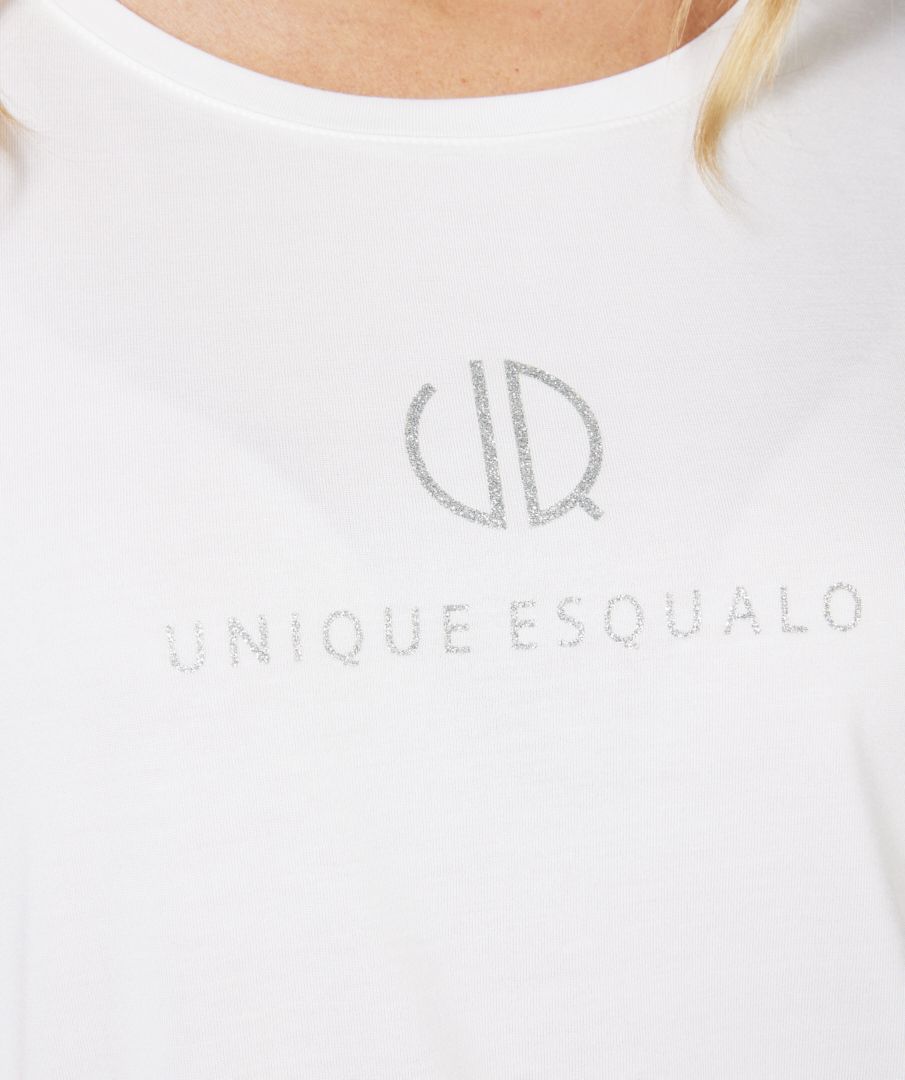 White unique esqualo t shirt 30019