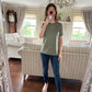 Khaki green t shirt