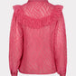 Pink frill blouse