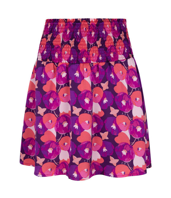 Purple flower skirt Isabella