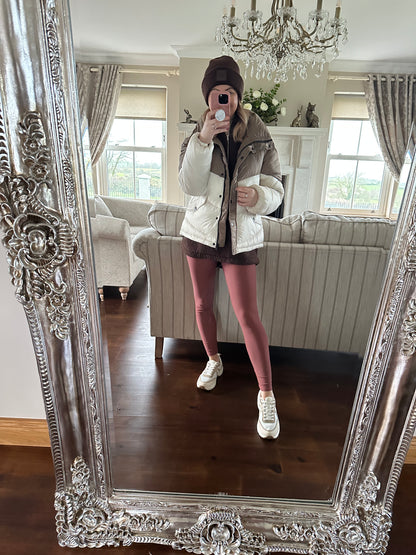 Rose pink leggings