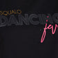 Esqualo t shirt black dancing fever 05709