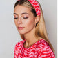 Elia pink and red headband