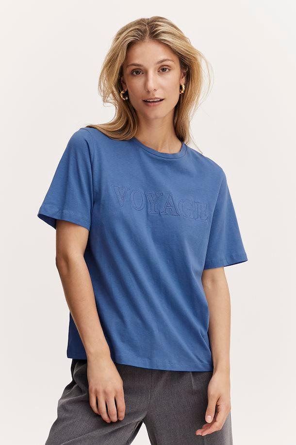 Federal blue voyage slogan t shirt - Our Secret Boutique  BYoung