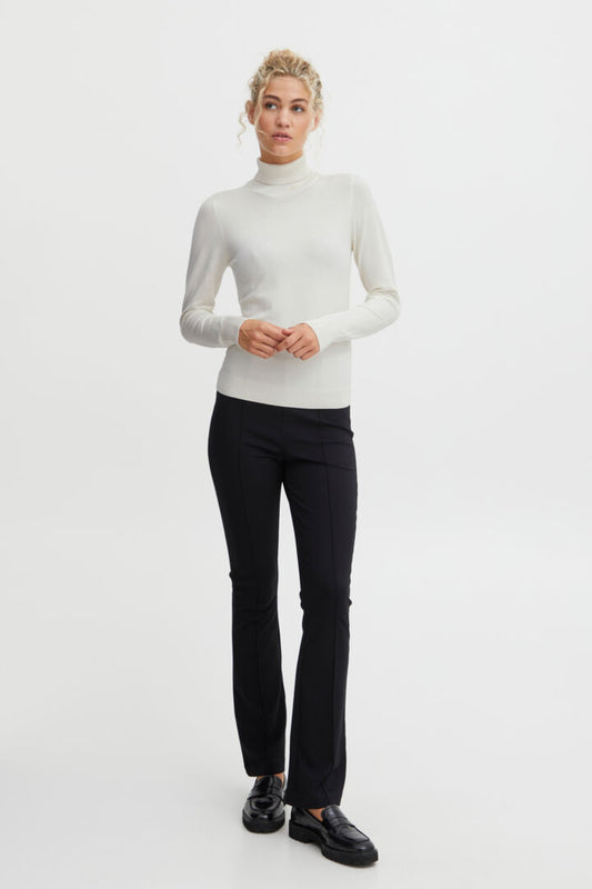 Bypimba birch roll neck knit jumper