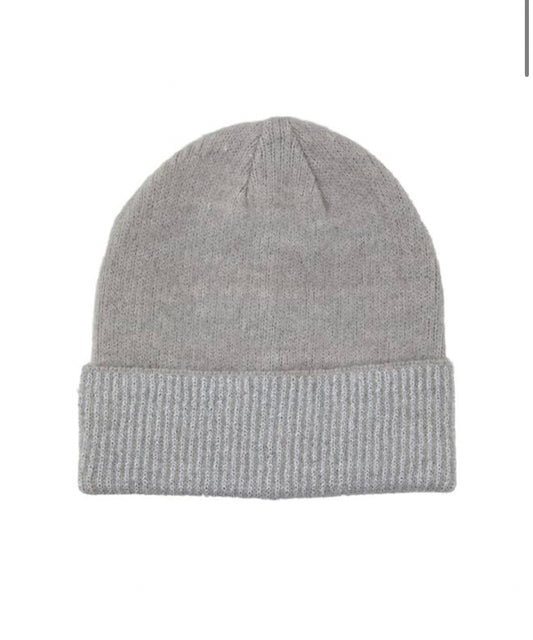 Pcalisa silver beanie hat