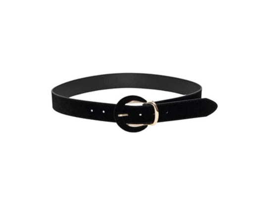 Mette black velvet belt pcmette - Our Secret Boutique  Pieces