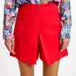 Tilda coral red shorts