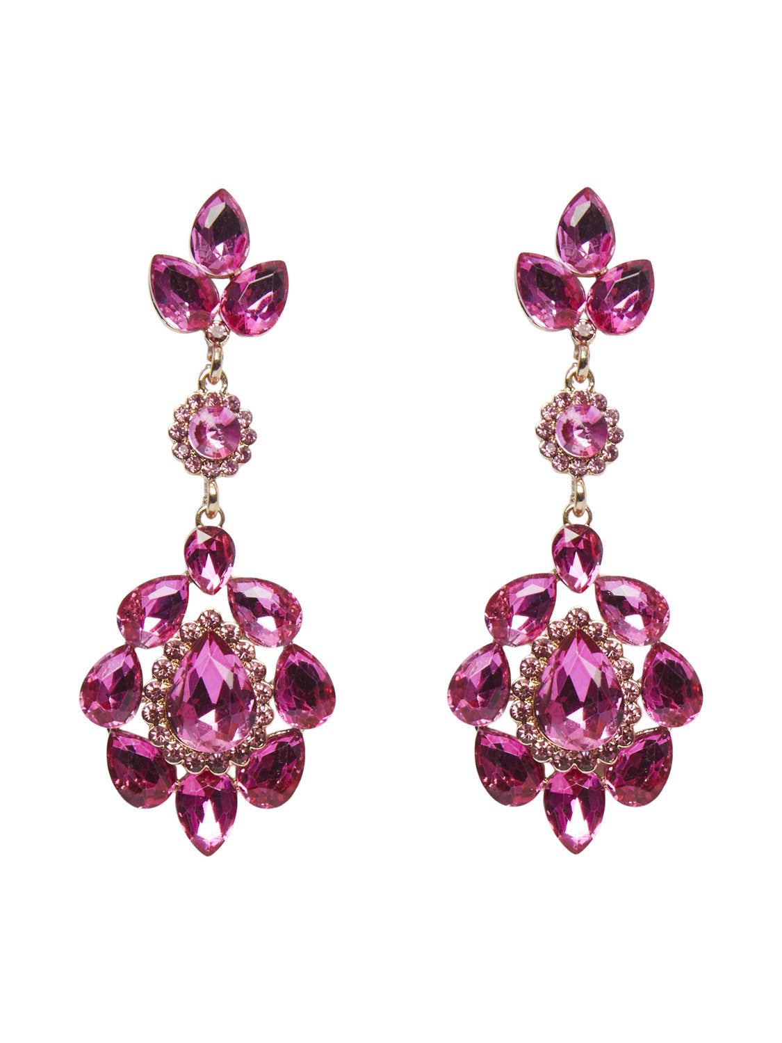 Pcpatricia fuchsia earrings