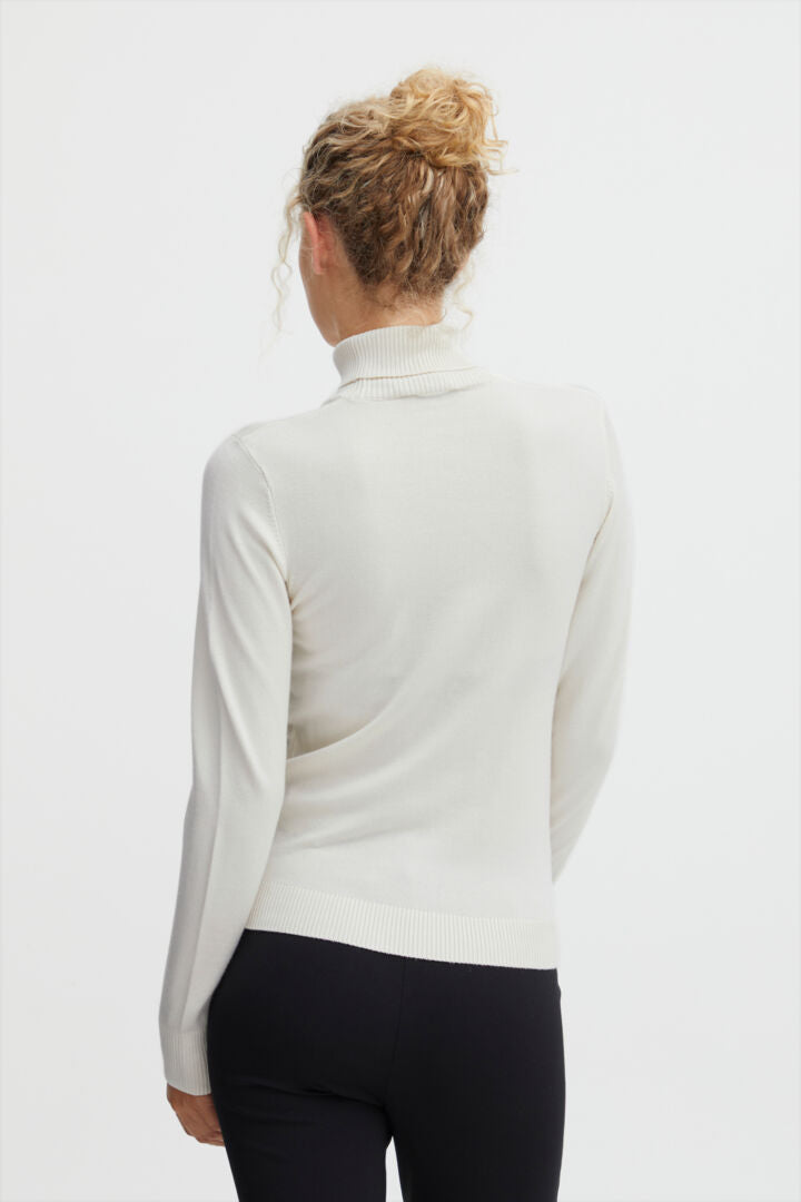 Bypimba birch roll neck knit jumper