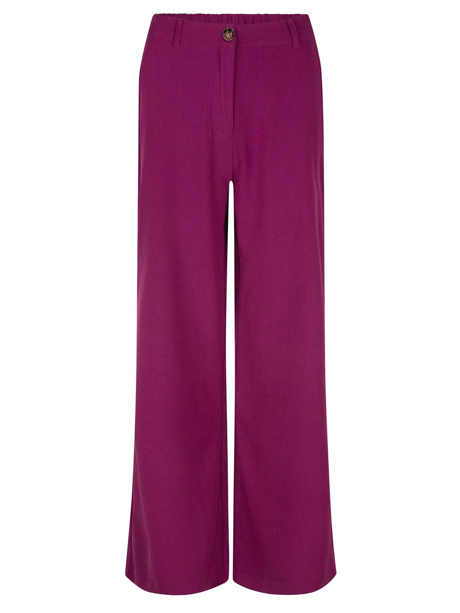 Ydence Purple wide leg solange trousers - Our Secret Boutique  Ydence