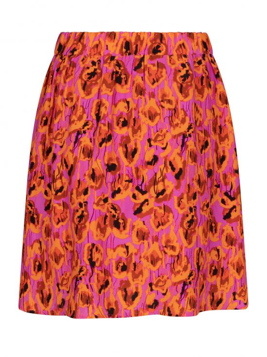 Bobbie purple flower skirt