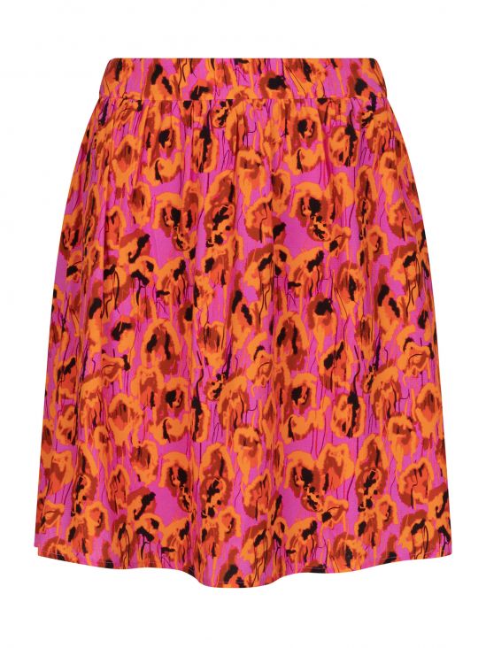 Bobbie purple flower skirt