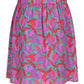 Bobbie turquoise flower skirt