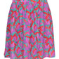 Bobbie turquoise flower skirt